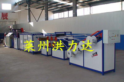 80-網狀捆扎繩機 網狀電纜填充繩機 網狀尼龍草機-萊州洪力達機械